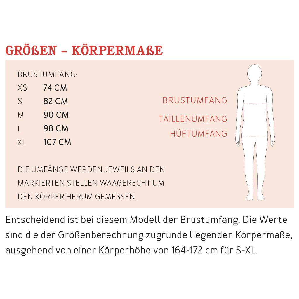Papierschnittmuster Shirtbluse Frau Ilvie XS-XL